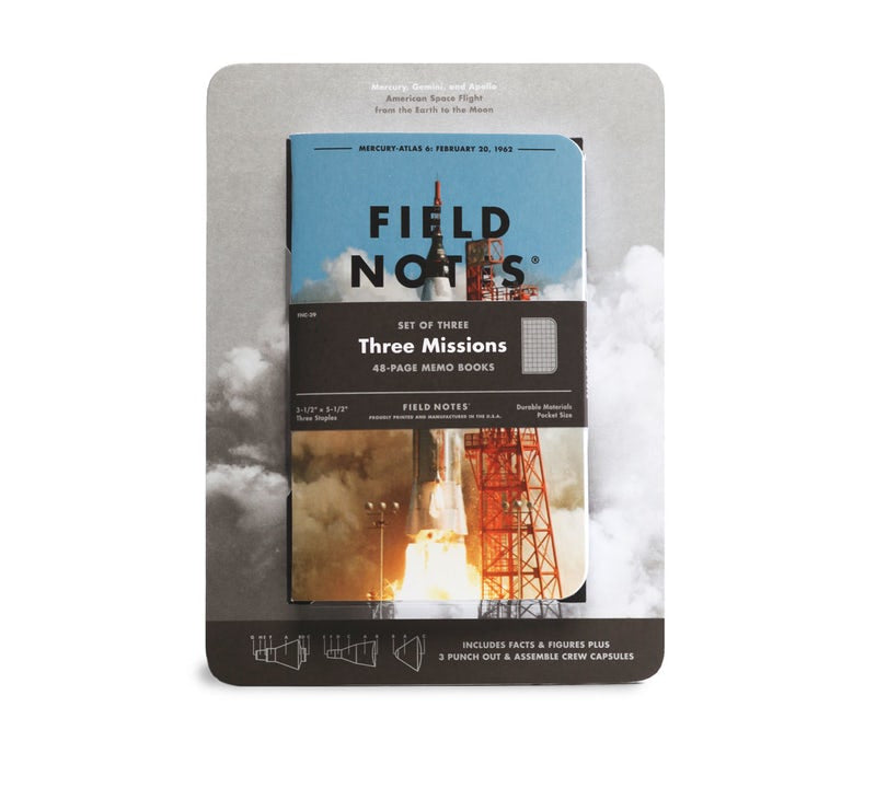 FIELD NOTES Summer 2018:Three Missions Graph 3-Pk Default Title