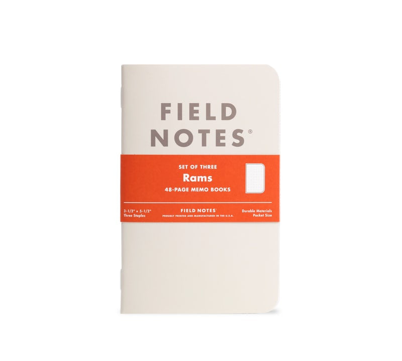FIELD NOTES QE Rams Dot-Graph 3-Pack Default Title