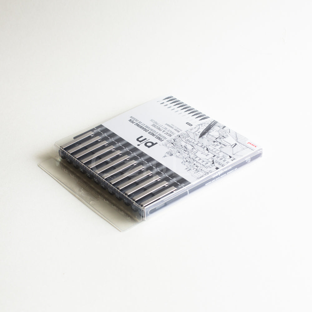 UNI pin Fine Line 12pc/Set Black