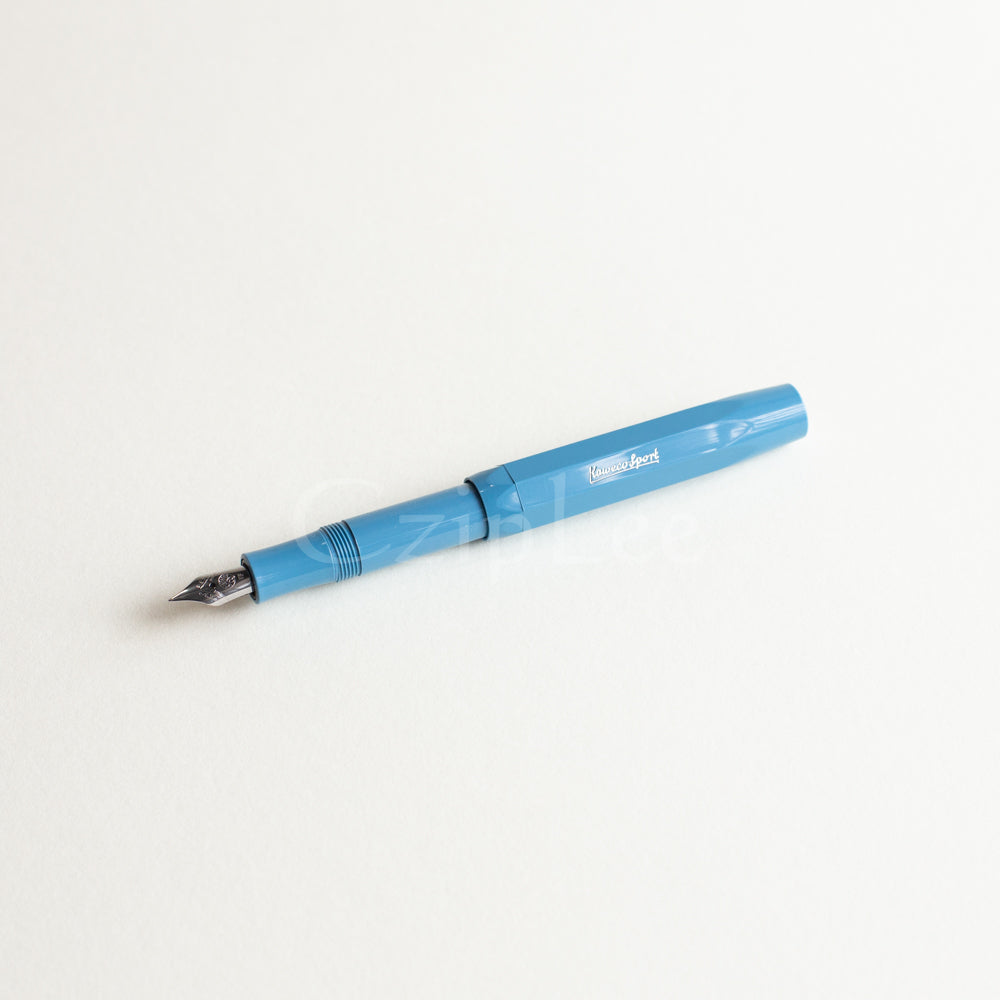 KAWECO Skyline Sport Ocean Blue Fountain Pen-Extra Fine Default Title