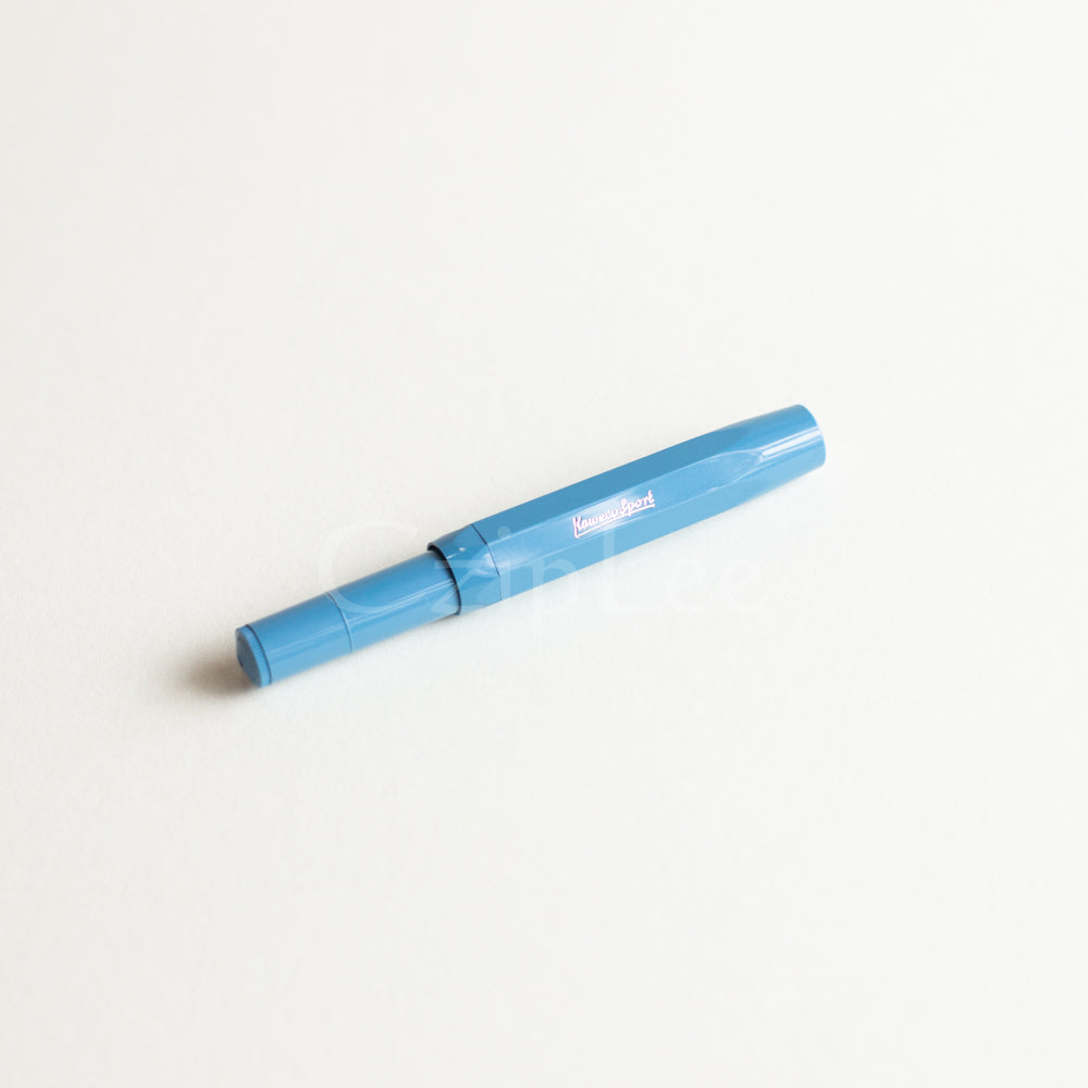 KAWECO Skyline Sport Ocean Blue Fountain Pen-Medium Default Title