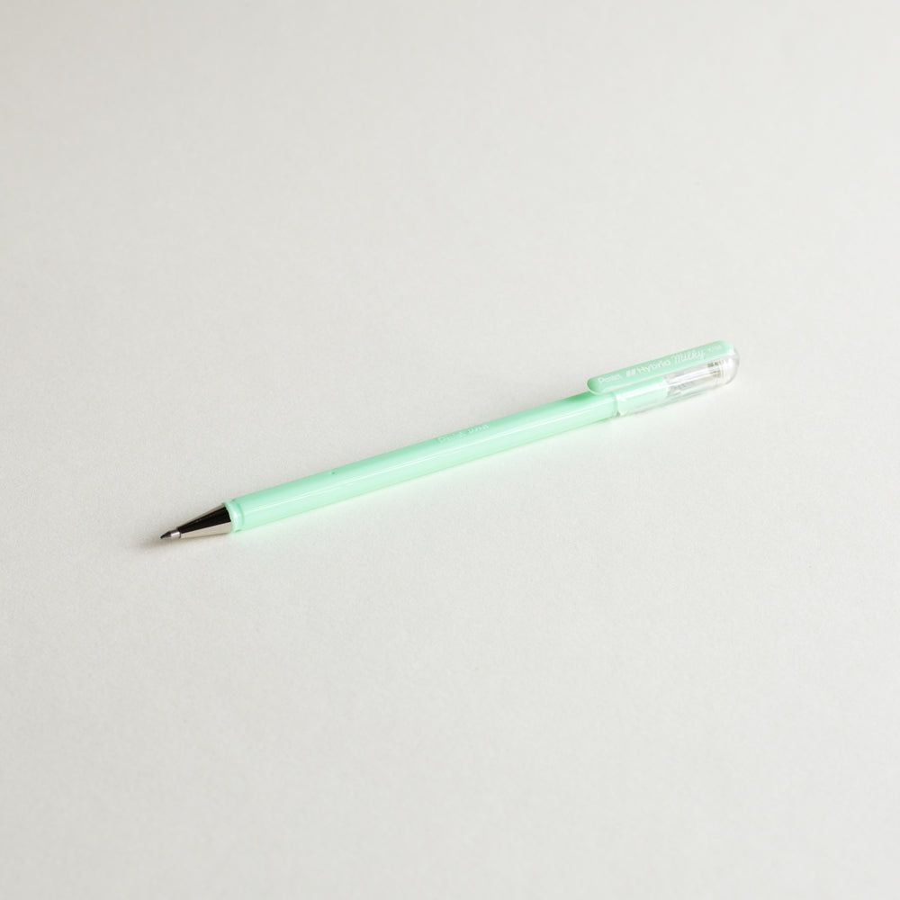 PENTEL Hybrid Milky 0.8mm-Pastel Light Green