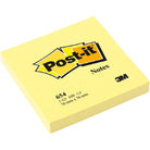 3M Post-it Classic Notes 654HB 3x3in Yellow