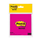 3M Post-it Classic Notes 654 3x3in Hot Pink 50s