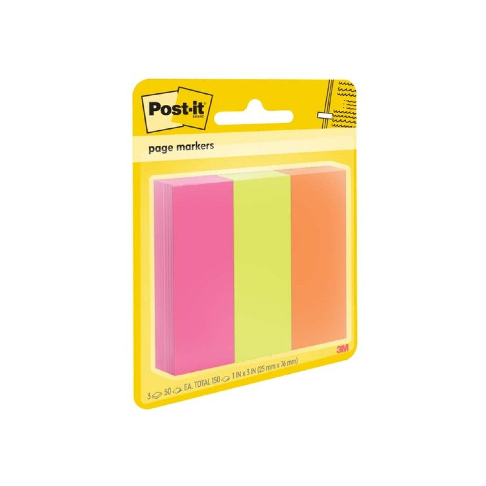 3M Post-it Super Sticky Pagemarkers 671 25x75mm