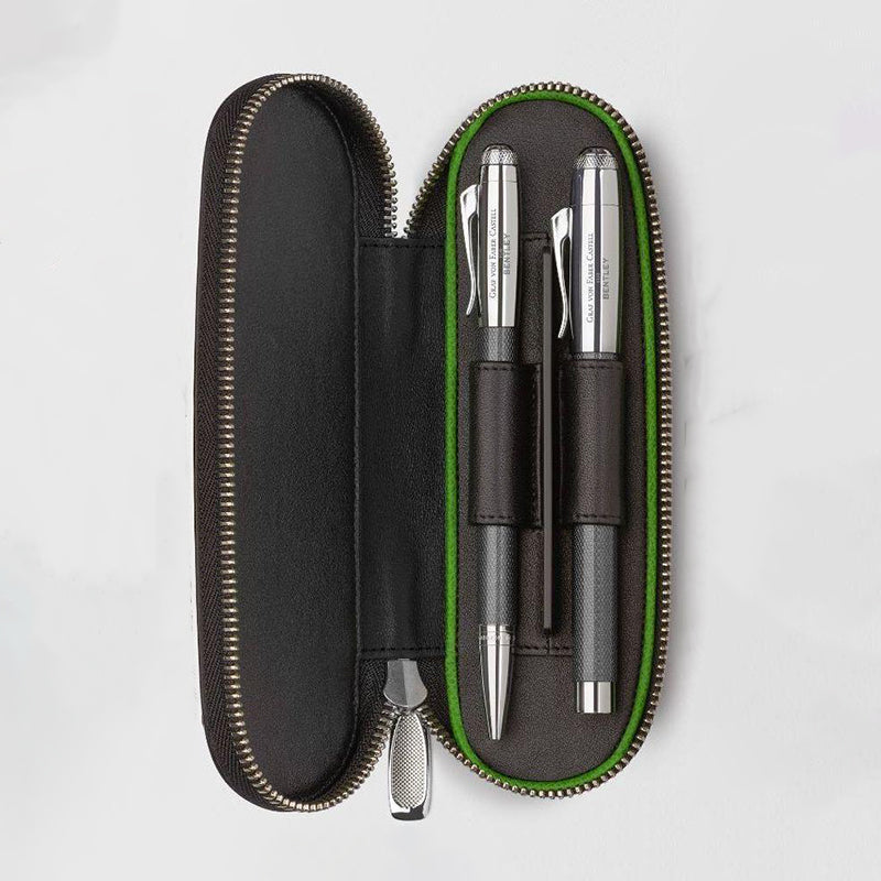 GVFC x Bentley Leather Case for 2 Pens