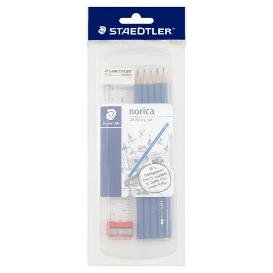 STAEDTLER Norica 2B 130 Writing Set in Transparent Box 1229825