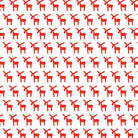 CLAIREFONTAINE Alliance Gift Wrap 60g 0.7x50M Red Reindeer Default Title