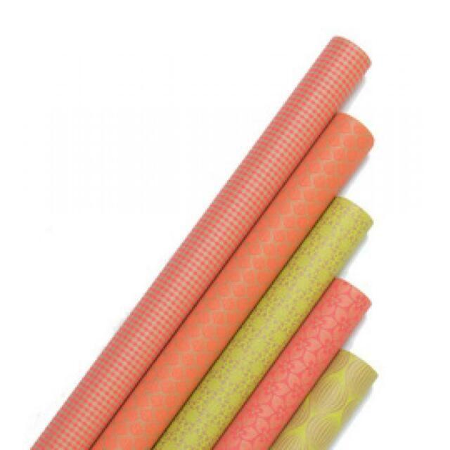 CLAIREFONTAINE Kraft Gift Wrap 70g 0.7x2m Neon