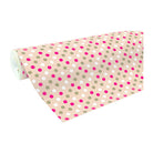 CLAIREFONTAINE Kraft Gift Wrap 70g 0.7x50M Dots-R/W/G Default Title