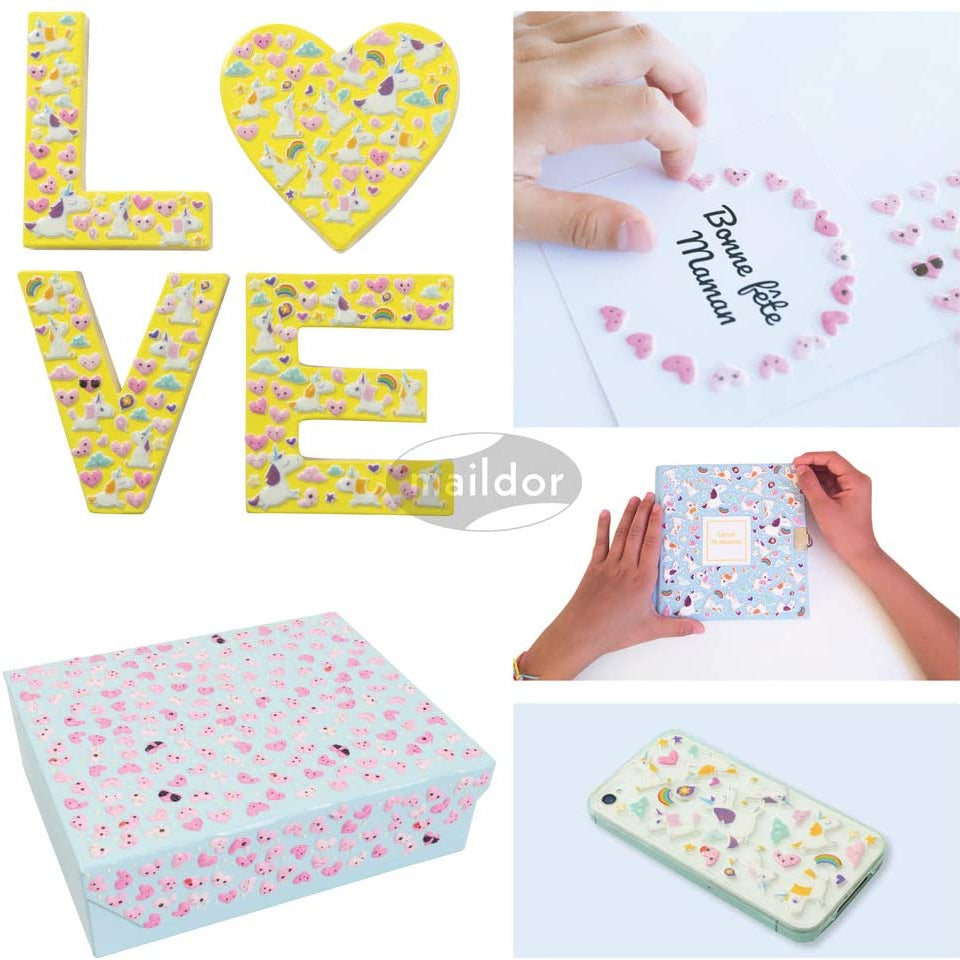 MAILDOR 3D Stickers Cooky Birthday 1s