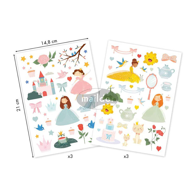 MAILDOR Deco Stickers Dreamy Princesses 6s