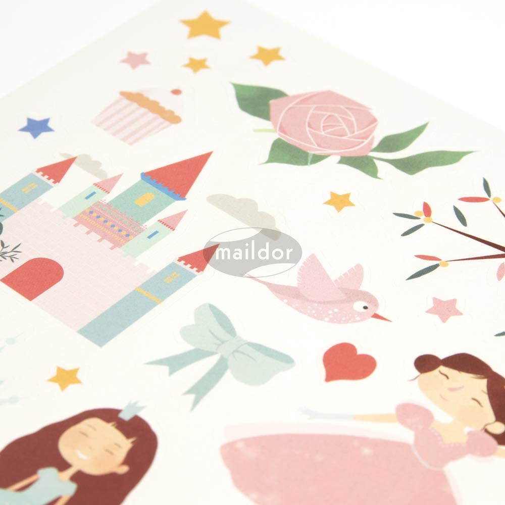 MAILDOR Deco Stickers Dreamy Princesses 6s