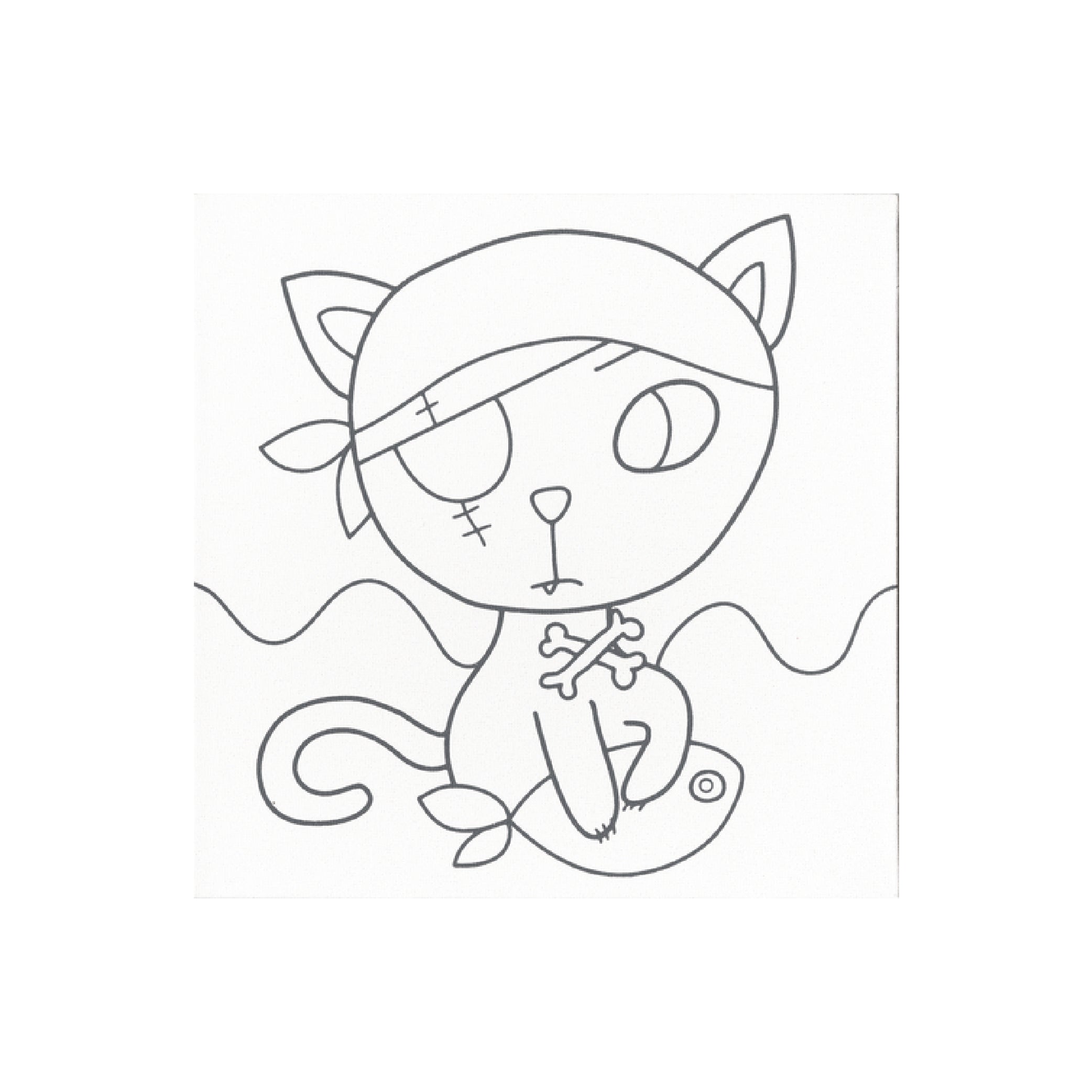 AVM Graffy Paint Pirate Cat 20x20 cm Default Title