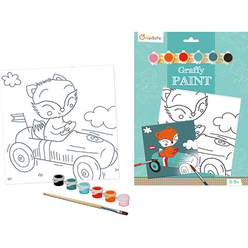AVM Graffy Paint Driver Fox 20x20 cm