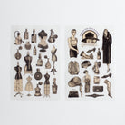 MU Print-On Sticker 2s 048-Retro 20s Fashion