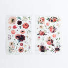 MU Print-On Sticker 2s 054-Bright Red Flora