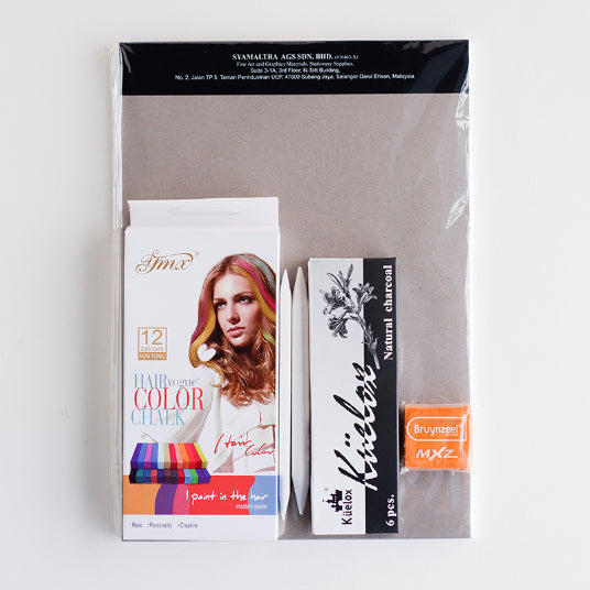 SYAMAL Charcoal & Pastel Set A4