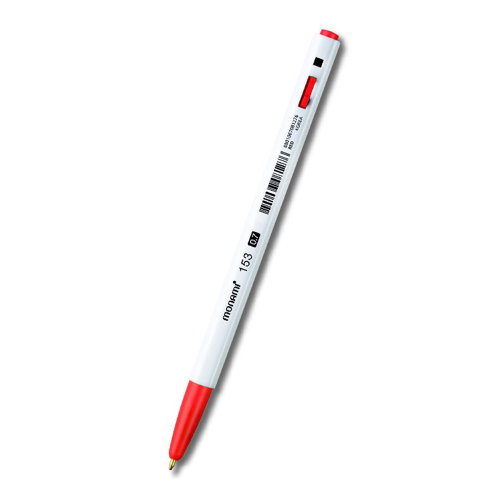 MONAMI Ball Pen 153 0.7mm Red