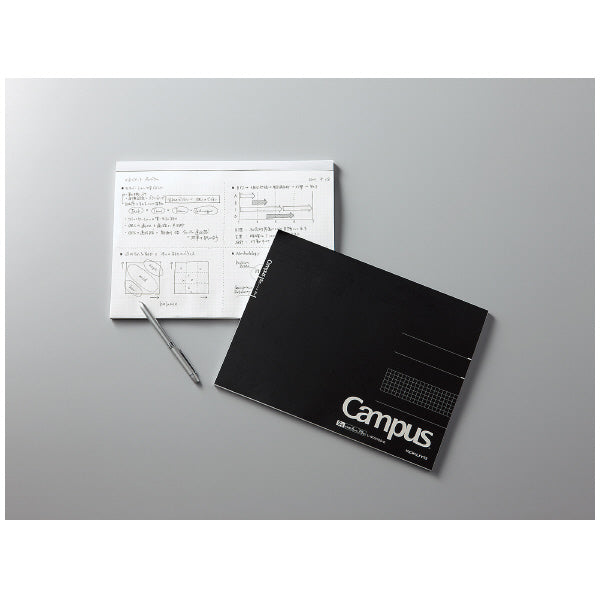 KOKUYO Campus Black Report Pad A4L 70s 5mm Grid Default Title