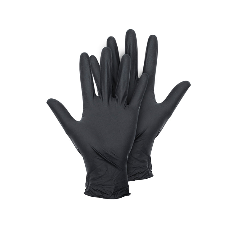 MONTANA Nitril Gloves Latex Black S 100/box