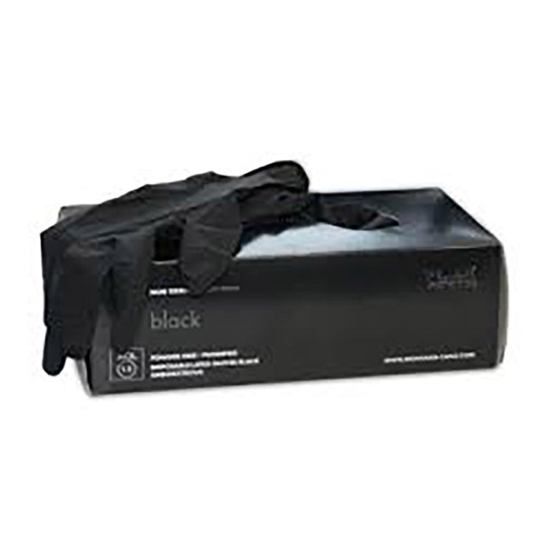 MONTANA Nitril Gloves Latex Black L 100/box