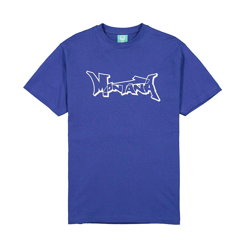 MONTANA T-Shirt Logo Royal Blue M