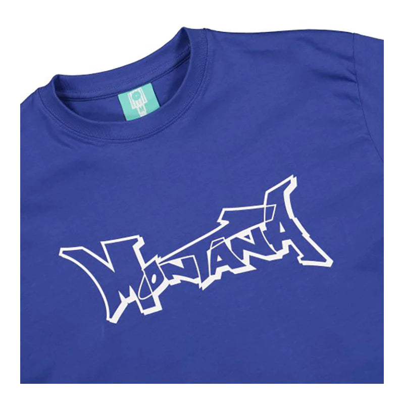 MONTANA T-Shirt Logo Royal Blue M