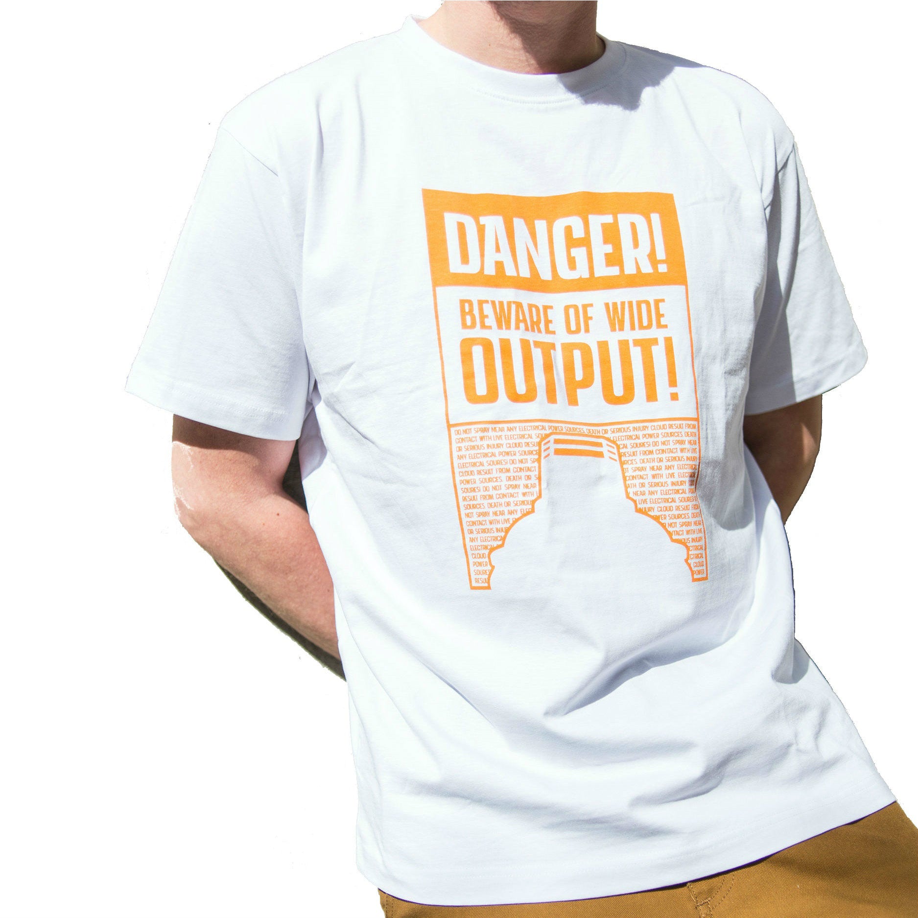 MONTANA T-Shirt Danger UltraWide White M