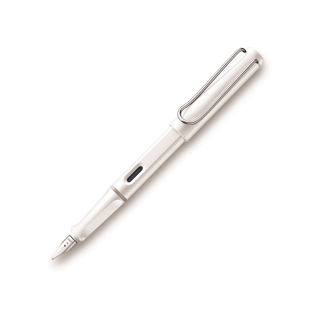 LAMY Safari Shiny White 019 Fountain Pen-Fine Default Title