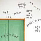 MIDORI Electrostatic Wall Sticker Alphabet