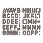 MIDORI Electrostatic Wall Sticker Alphabet