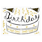 MIDORI Electrostatic Wall Sticker Birthday Foil