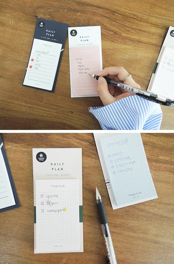 SUATELIER Sticky Memo No.1903: Daily Plan.03