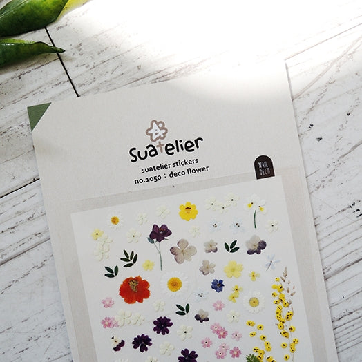 SUATELIER Stickers No.1050: Deco Flower