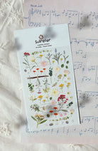 SUATELIER Stickers No.1089: Flower Letter