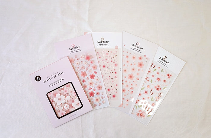 SUATELIER Stickers No.1086: Water Blossom