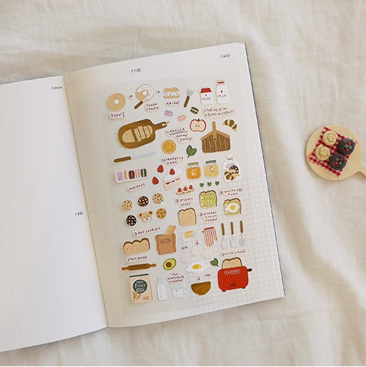 SUATELIER Stickers No.1083: I Like Bread