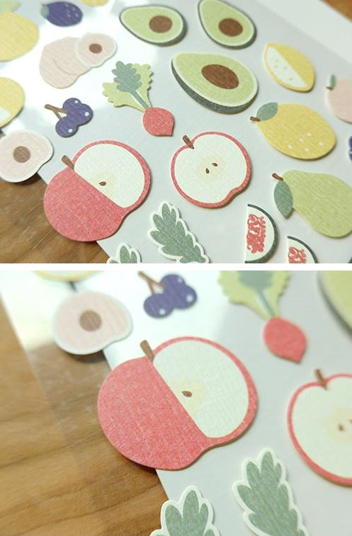 SUATELIER Stickers No.1074: Fresh Fruit