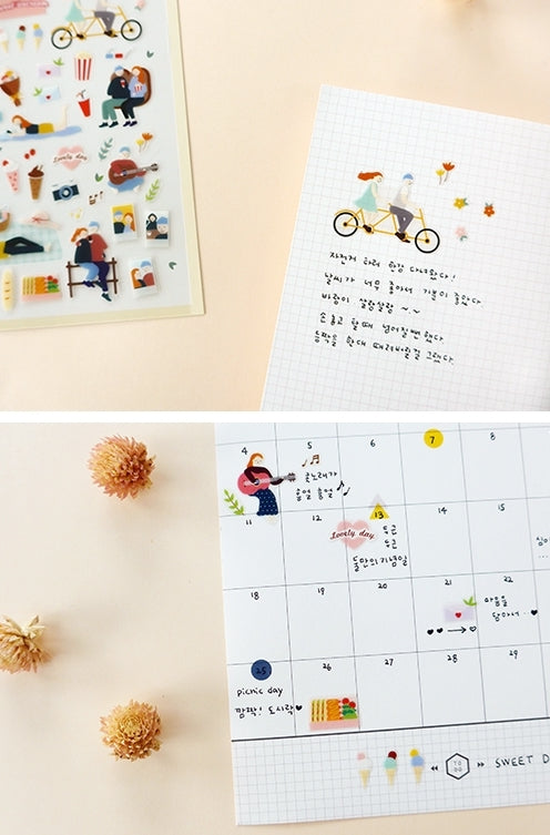 SUATELIER Stickers No.1064: Lovely Day