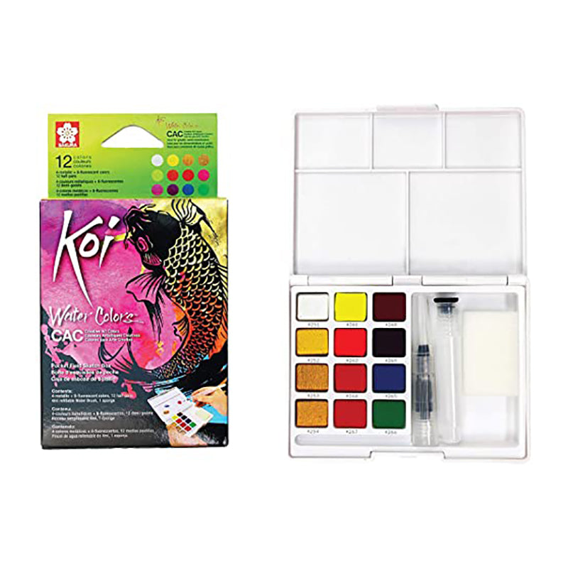 SAKURA Koi Watercolour CAC Set 12-Col Set