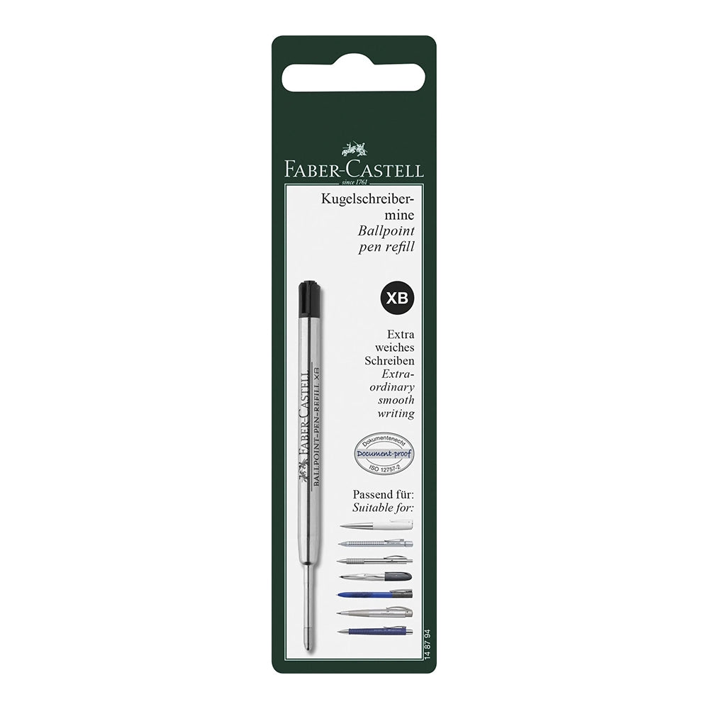 FABER-CASTELL Ball Pen Refill 148794 Black XB in BC