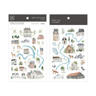 MU Print-On Sticker 2s 067-Travel Map