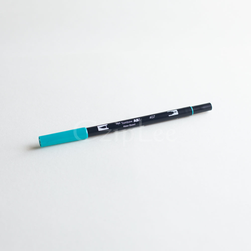 TOMBOW ABT Dual Brush Pen 407-Tiki Teal
