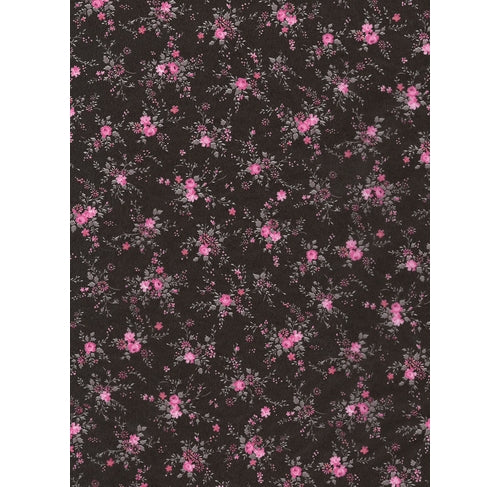 DECOPATCH Paper:Black & White 565 Florals-Pink Default Title