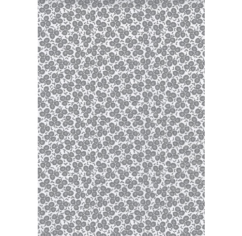 DECOPATCH Paper:Black & White 648 Oak Leaf-Grey Default Title