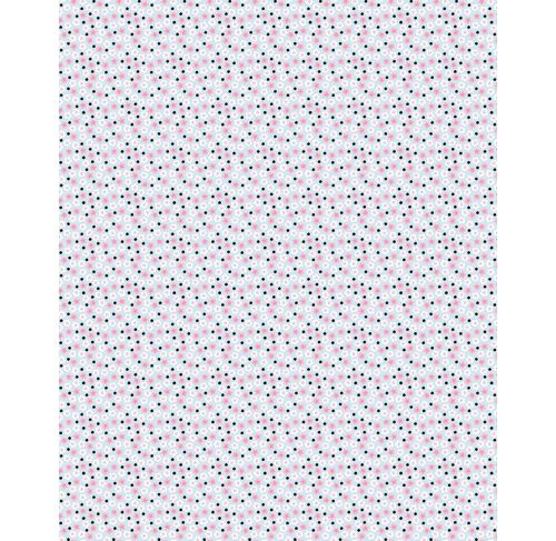 DECOPATCH Paper:Blue 661 Flowers-Pink & White Default Title
