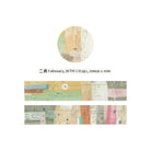 CHAMIL GARDEN Spring 2019 Washi Tape-February