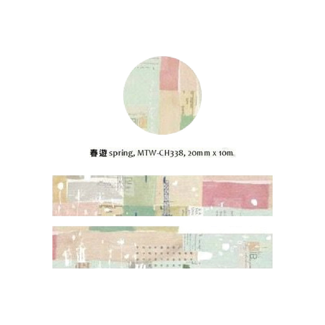 CHAMIL GARDEN Spring 2019 Washi Tape-Spring