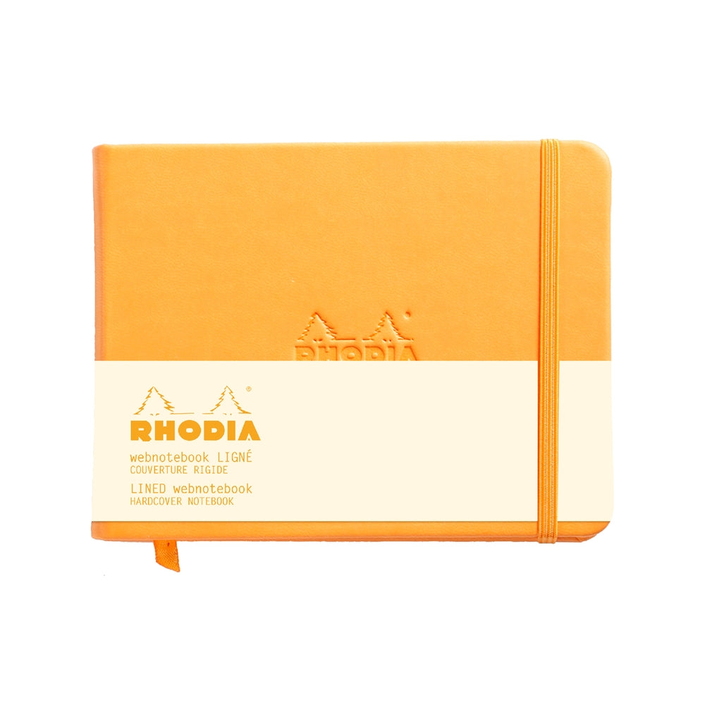 RHODIA Boutique Webnotebook L140x110mm Lined Orange Default Title